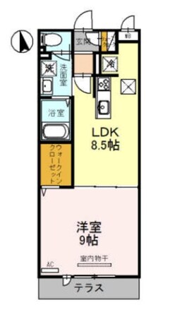 パティオ鳳の物件間取画像